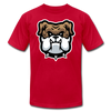 Bulldog Cartoon T-Shirt - red