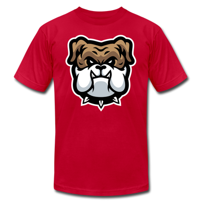 Bulldog Cartoon T-Shirt - red