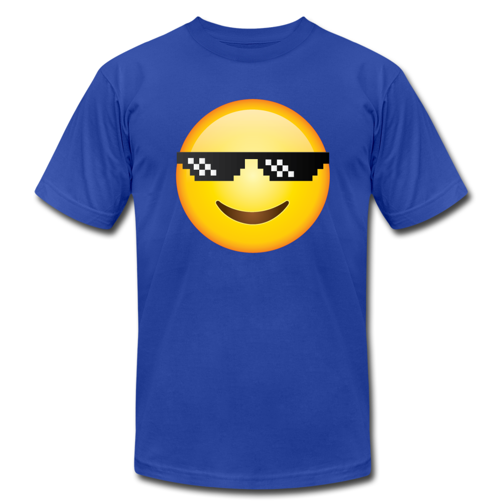 Cool Emoji T-Shirt - royal blue
