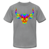 Colorful Bull Head T-Shirt - slate