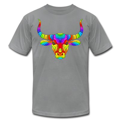 Colorful Bull Head T-Shirt - slate