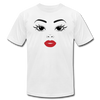Female Face T-Shirt - white