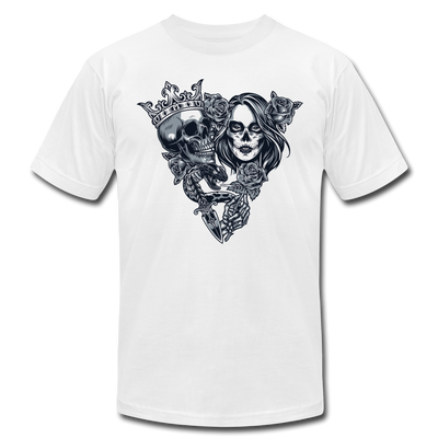 Guy & Girl Skulls T-Shirt - white