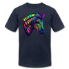 Colorful Zebra T-Shirt - navy