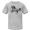 Tribal Maori Horse T-Shirt - heather gray