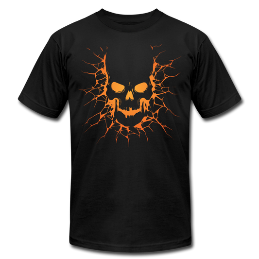 Cracked Skull T-Shirt - black
