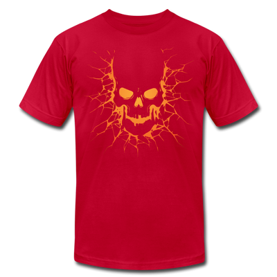 Cracked Skull T-Shirt - red