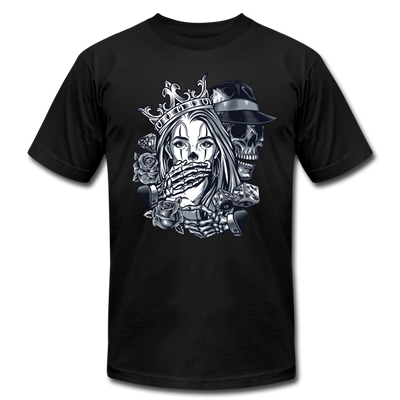 Silent Skull Crown T-Shirt - black