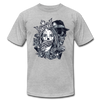 Silent Skull Crown T-Shirt - heather gray