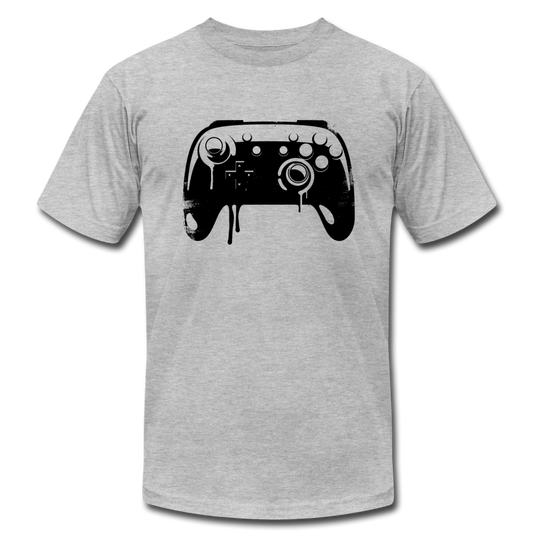 Video Game Controller T-Shirt - heather gray