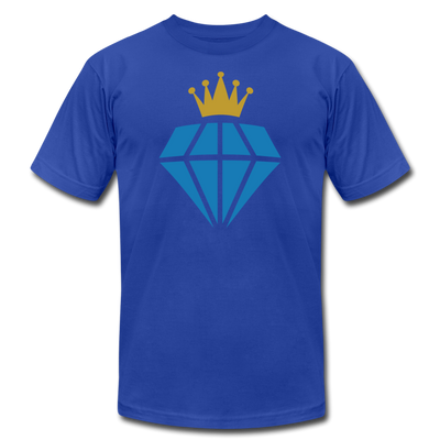 Diamond Crown T-Shirt - royal blue