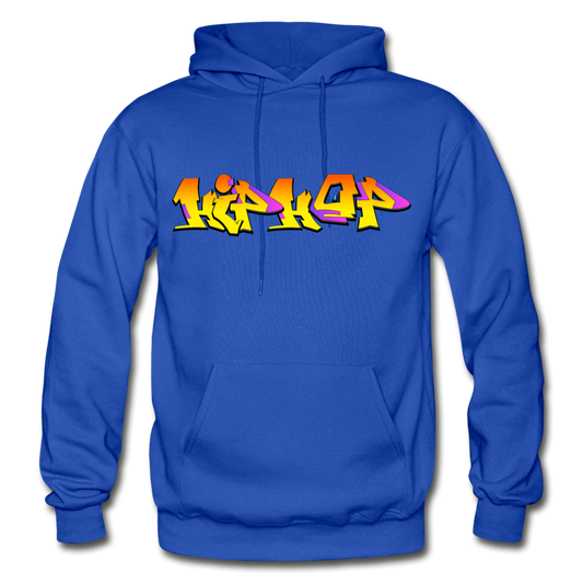 Hip Hop Graffiti Hoodie - royal blue