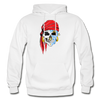 Pirate Skull Hoodie - white