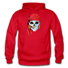 Pirate Skull Hoodie - red