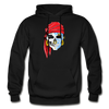 Pirate Skull Hoodie - black
