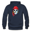 Pirate Skull Hoodie - navy
