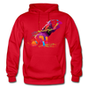 Abstract B-Boy Dancer Hoodie - red