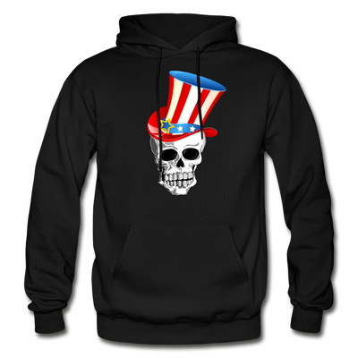 American Skull Hoodie - black