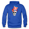 American Skull Hoodie - royal blue