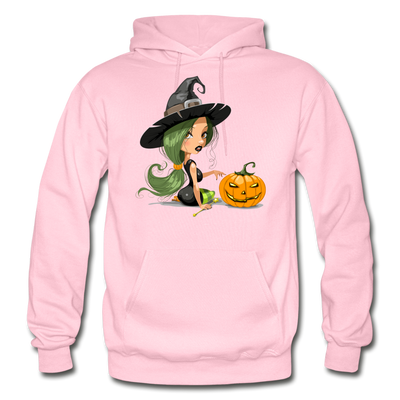 Halloween Witch Cartoon - light pink