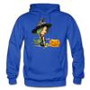 Halloween Witch Cartoon - royal blue