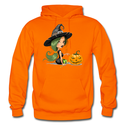 Halloween Witch Cartoon - orange