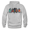 Graffiti Spray Paint Cans Hoodie - heather gray