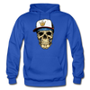 Hip Hop Skull Hoodie - royal blue