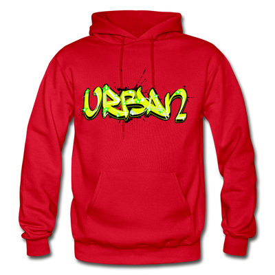Urban Graffiti Hoodie - red