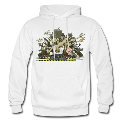 Party Cartoons Hoodie - white