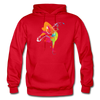 Colorful Abstract B-Boy Dancer - red