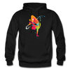 Colorful Abstract B-Boy Dancer - black