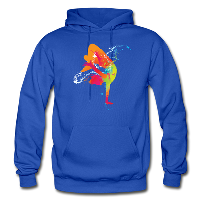 Colorful Abstract B-Boy Dancer - royal blue