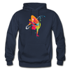 Colorful Abstract B-Boy Dancer - navy