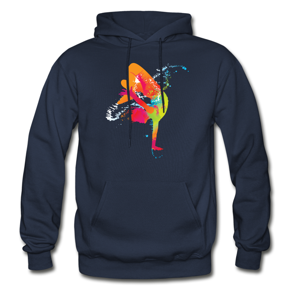 Colorful Abstract B-Boy Dancer - navy