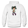 Cartoon Girl Hoodie - white