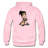 Hot Girl Cartoon Hoodie - light pink