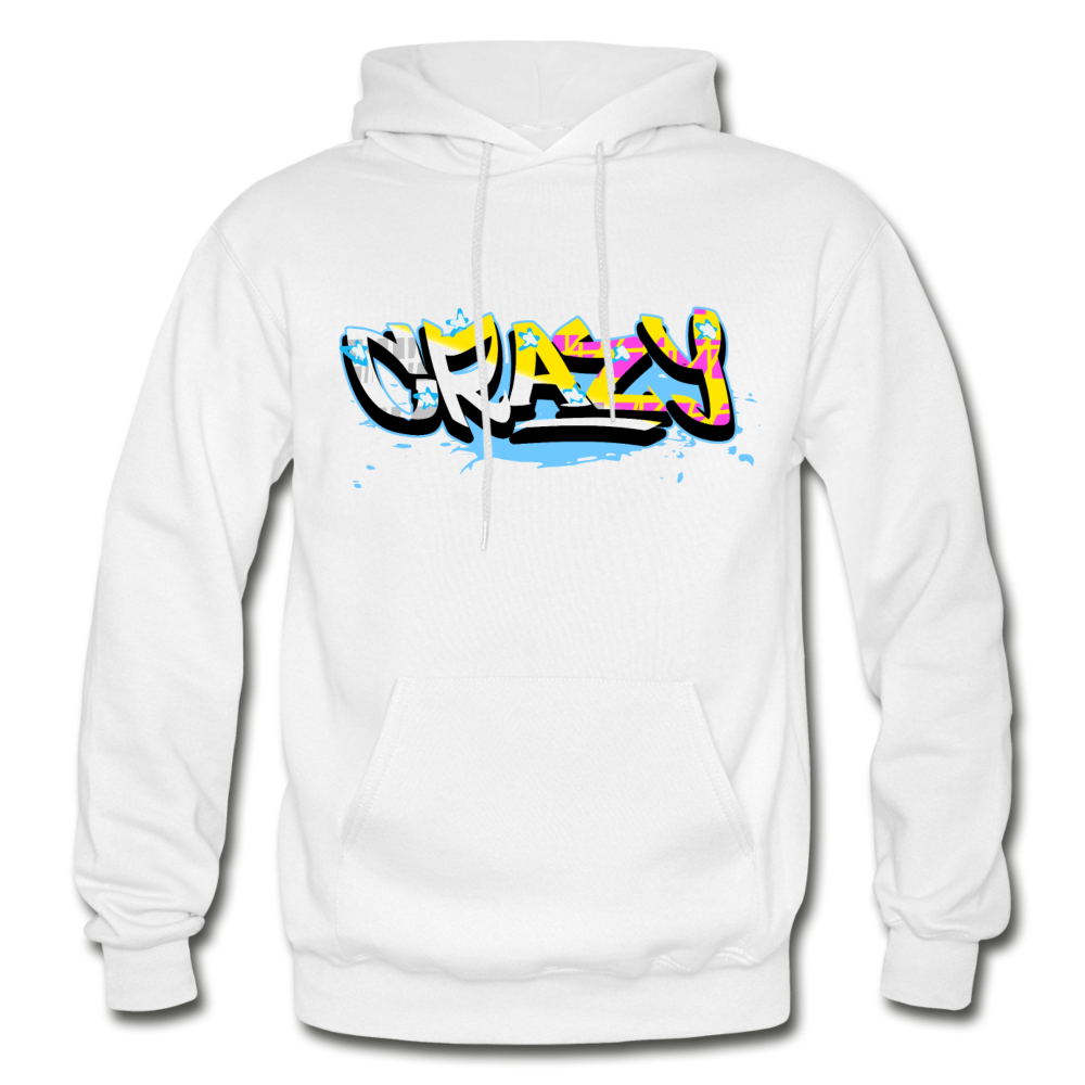 Crazy Graffiti Hoodie - white