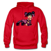 Hot Girl Cartoon Hoodie - red