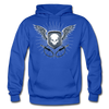Skull Wings Hoodie - royal blue