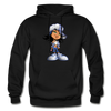 Cartoon Girl Hoodie - black