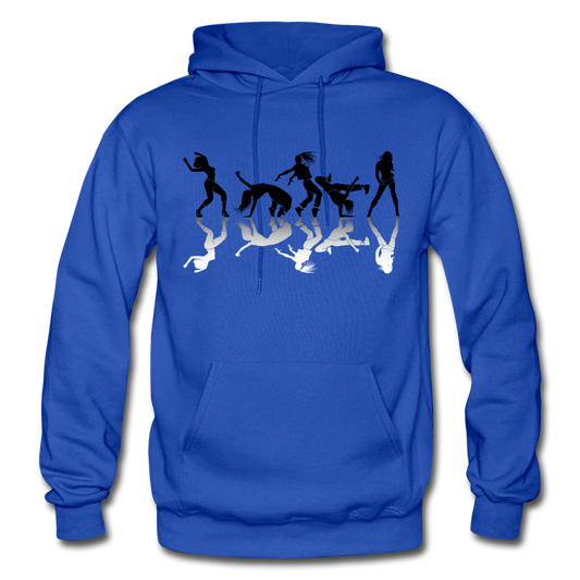 Dancing Silhouettes Hoodie - royal blue