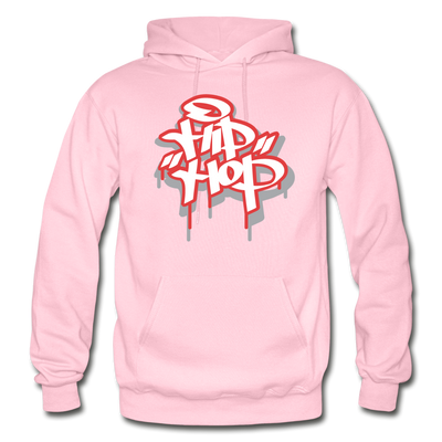 Hip Hop Graffiti Hoodie - light pink