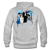 Abstract Hip Hop Hoodie - heather gray