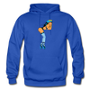 Hot Girl Cartoon Hoodie - royal blue