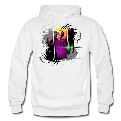 Abstract Dancer Hoodie - white