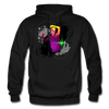 Abstract Dancer Hoodie - black