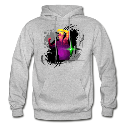 Abstract Dancer Hoodie - heather gray