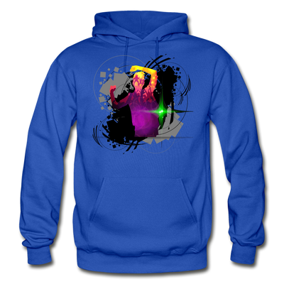 Abstract Dancer Hoodie - royal blue