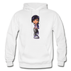 Cartoon Girl Hoodie - white